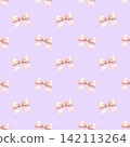 Pastel purple ribbon pattern, cute little ribbon background pattern 142113264