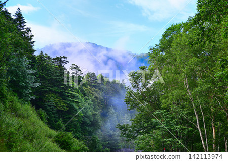 清晨前往錦西峠的路上看到的景色 清晨前往錦西峠的路上看到的景色 142113974