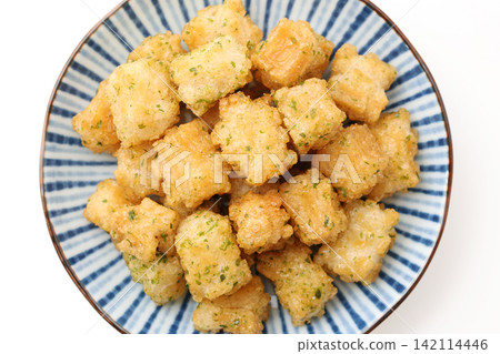 Arare (rice crackers) - a type of confectionery. Arare (rice crackers) - a type of confectionery. 142114446