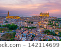 Toledo city skyline, cityscape of  Spain 142114699