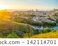 Toledo city skyline, cityscape of  Spain 142114701