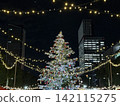 Landscape with Christmas tree 142115275