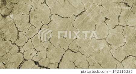 Concrete surface with interconnected cracks. Concrete surface with interconnected cracks. 142115385