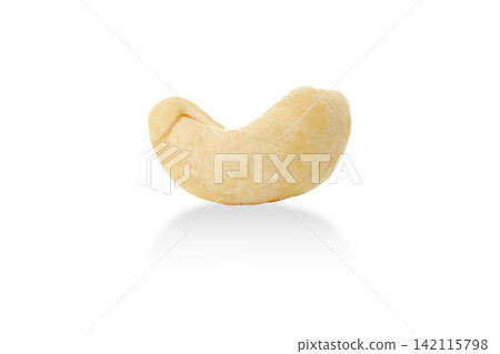 Cashew nut placed on a white surface for snacks, PNG Cashew nut placed on a white surface for snacks, PNG 142115798