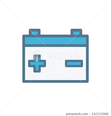 accu battery icon design vector template accu battery icon design vector template 142115980