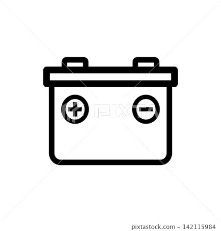 accu battery icon design vector template accu battery icon design vector template 142115984