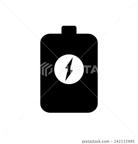 accu battery icon design vector template accu battery icon design vector template 142115995