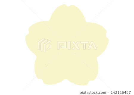 花框圖標,淺黃色,淡彩 花框圖標,淺黃色,淡彩 142116497