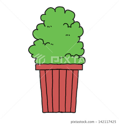 [Decoration] Fluffy flower pot [Plants] 142117425