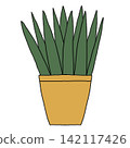 [Decoration] Spiky flower pot [Plants] 142117426