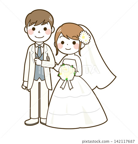 婚禮新娘和新郎 婚禮新娘和新郎 142117687