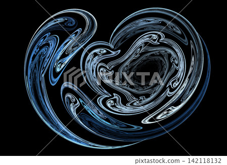 Crazy mystical coloured light effects. Incredible combinations of abstract light lines 142118132