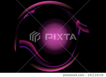 Crazy mystical coloured light effects. Incredible combinations of abstract light lines 142118136
