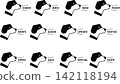 Dog English Heading Set 142118194