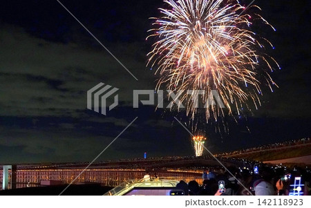 Osaka-Kansai Expo 2025: The Grand Roof Ring and Fireworks Osaka-Kansai Expo 2025: The Grand Roof Ring and Fireworks 142118923
