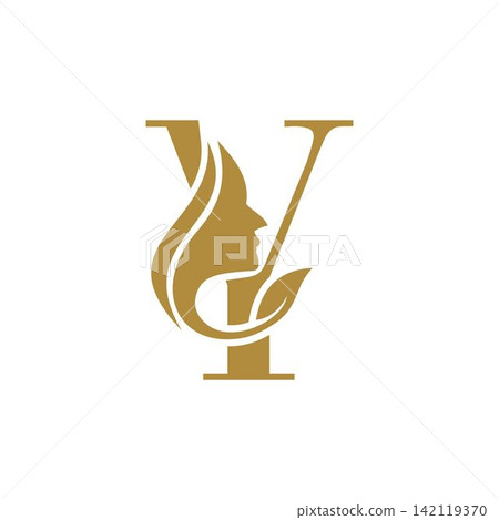 Initial Y face beauty logo design templates Initial Y face beauty logo design templates 142119370
