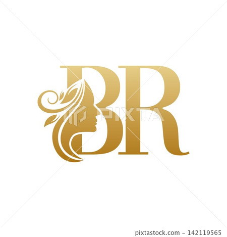 Initial BR face beauty logo design templates Initial BR face beauty logo design templates 142119565