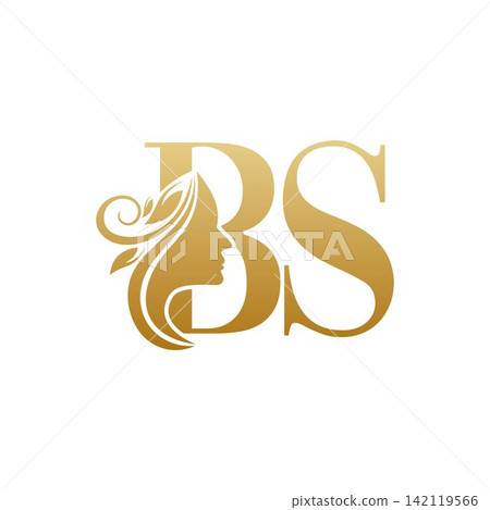 Initial BS face beauty logo design templates Initial BS face beauty logo design templates 142119566