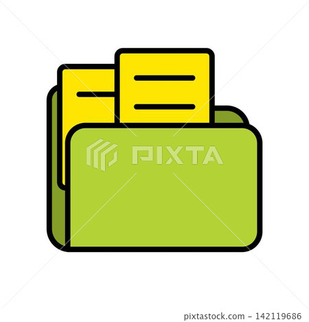 Folder icon vector design templates Folder icon vector design templates 142119686
