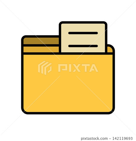 Folder icon vector design templates Folder icon vector design templates 142119693
