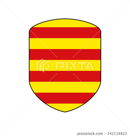 Flag of Catalan design templates simple and modern concept Flag of Catalan design templates simple and modern concept 142119823
