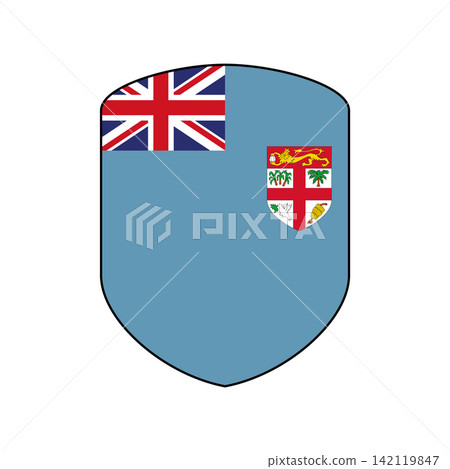 Flag of Fiji design templates simple and modern concept 142119847