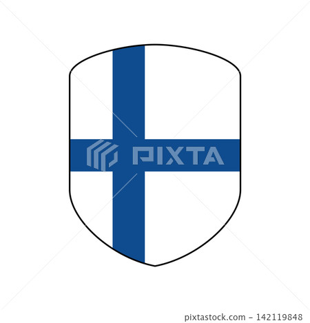 Flag of Finland design templates simple and modern concept Flag of Finland design templates simple and modern concept 142119848