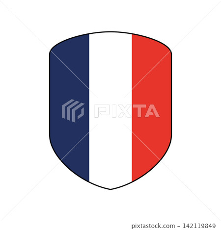Flag of France design templates simple and modern concept Flag of France design templates simple and modern concept 142119849