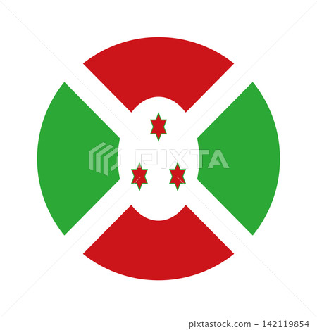 Flag of Burundi design templates simple and modern Flag of Burundi design templates simple and modern 142119854
