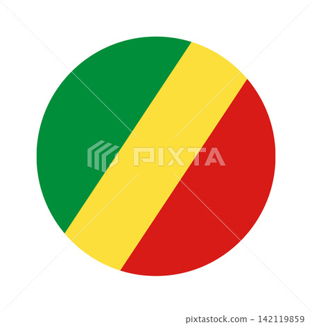 Flag of Republic of the Congo design templates simple and modern Flag of Republic of the Congo design templates simple and modern 142119859
