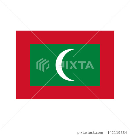 Maldives Flag icon vector design templates simple and modern Maldives Flag icon vector design templates simple and modern 142119884