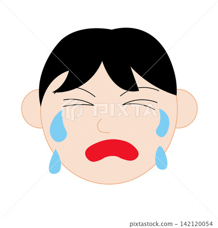一張悲傷的男人臉,淚水毫無輪廓,平淡無奇。 一張悲傷的男人臉,淚水毫無輪廓,平淡無奇。 142120054