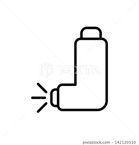 Inhaler icon vector design templates simple and modern concept Inhaler icon vector design templates simple and modern concept 142120310