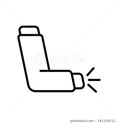 Inhaler icon vector design templates simple and modern concept Inhaler icon vector design templates simple and modern concept 142120311