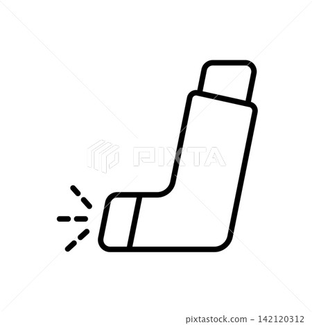 Inhaler icon vector design templates simple and modern concept Inhaler icon vector design templates simple and modern concept 142120312
