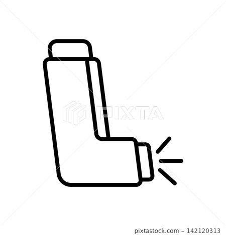 Inhaler icon vector design templates simple and modern concept Inhaler icon vector design templates simple and modern concept 142120313