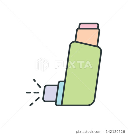 Inhaler icon vector design templates simple and modern concept Inhaler icon vector design templates simple and modern concept 142120326