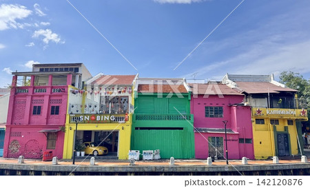 Malacca: Colorful Streetscape Malacca: Colorful Streetscape 142120876