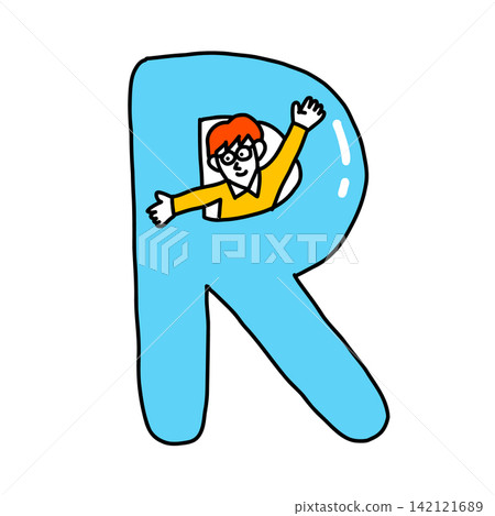 Alphabet R Illustration Font Alphabet R Illustration Font 142121689