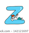 Alphabet Z Illustration Font 142121697