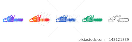 Professional Chainsaw Vector Graphics Professional Chainsaw Vector Graphics 142121889