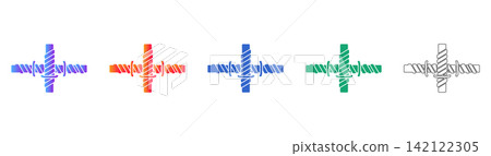 Cross Section Rebar Reinforcement Icons Cross Section Rebar Reinforcement Icons 142122305