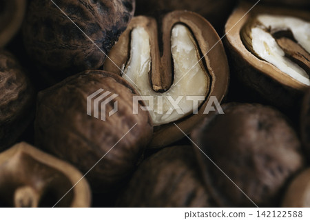 Walnut background material Walnut background material 142122588