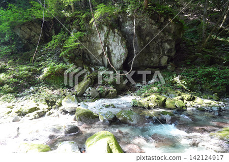 Shojigataki Waterfall, Ishikuragawa Valley, Hokuto City Shojigataki Waterfall, Ishikuragawa Valley, Hokuto City 142124917
