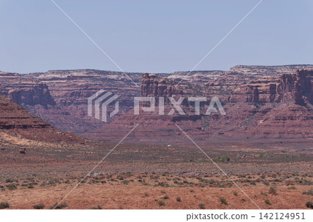 A view near Battleship Butte, located at the far end of Valley of the God Road. A view near Battleship Butte, located at the far end of Valley of the God Road. 142124951