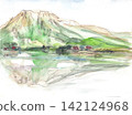 從野尻湖眺望黑姬山 142124968