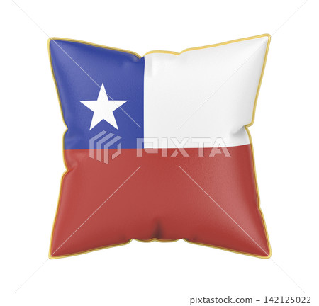 Pillow with the flag of Chile Pillow with the flag of Chile 142125022