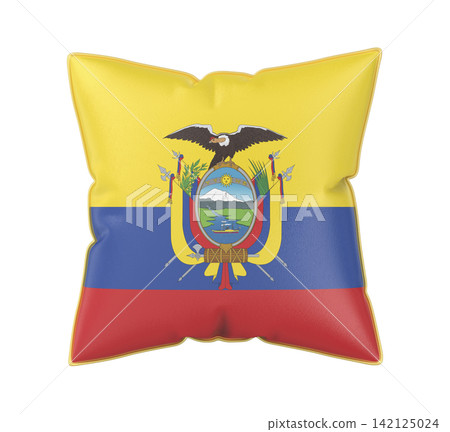 Pillow with the flag of Ecuador Pillow with the flag of Ecuador 142125024