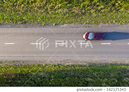 road, view from above, aerial view road, view from above, aerial view 142125343