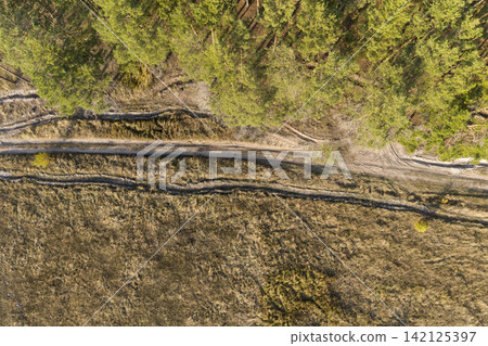 road, view from above, aerial view road, view from above, aerial view 142125397